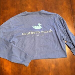 Southern Marsh Blue Long Sleeve Shirt
